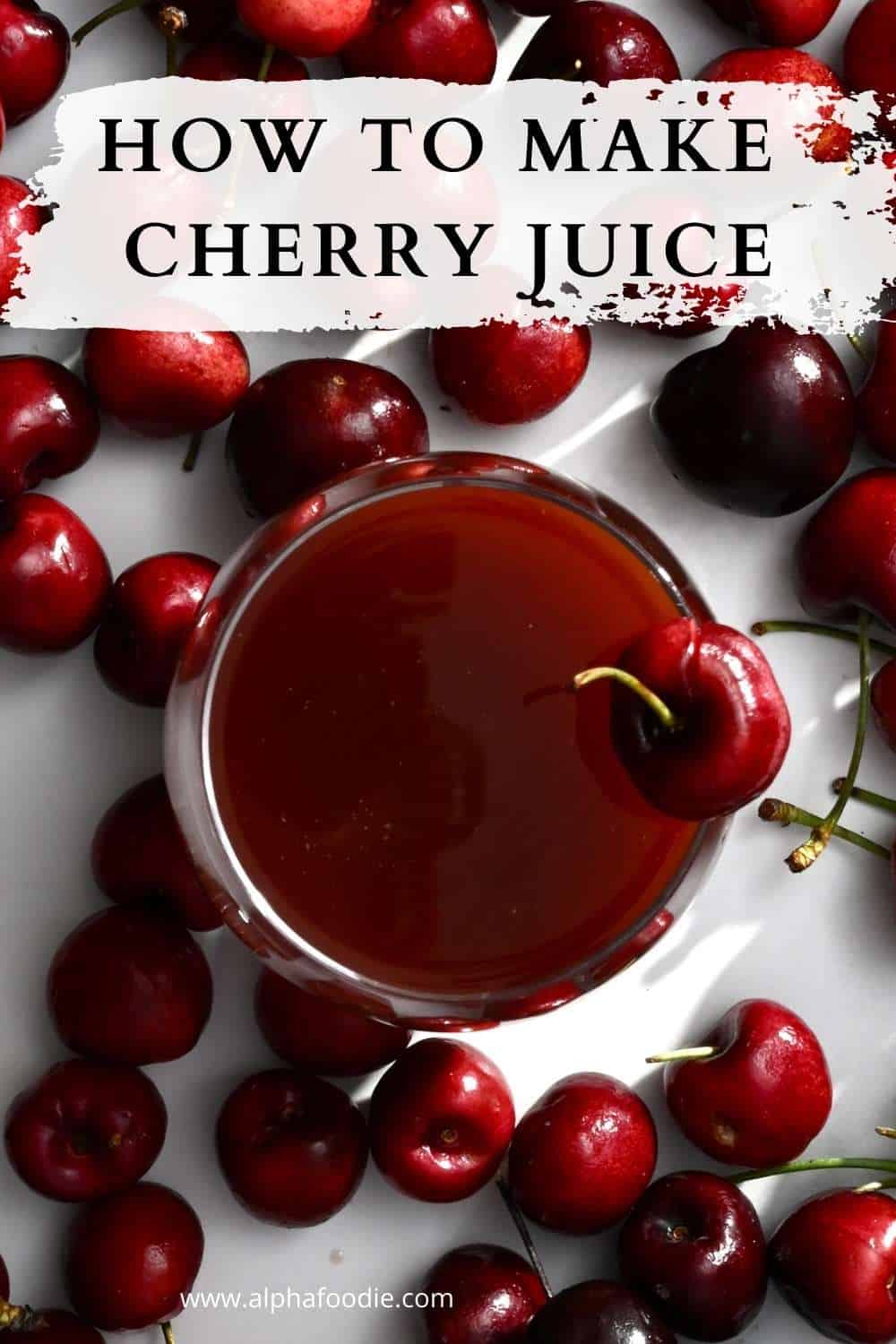 How To Make Cherry Juice Alphafoodie