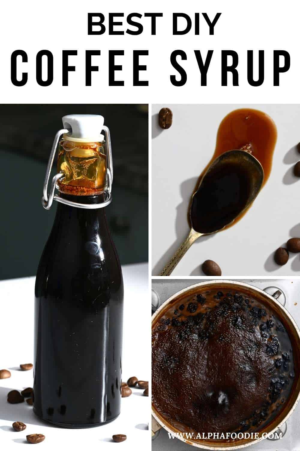 How To Make Coffee Syrup Alphafoodie