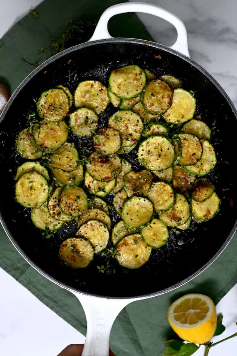 The Best PanFried Zucchini (Quick PanFried) Alphafoodie
