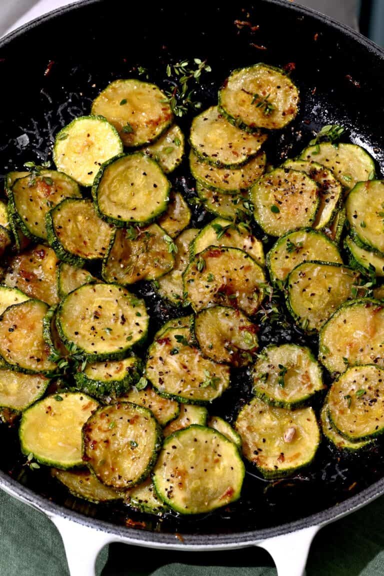 The Best Pan-Fried Zucchini (Quick Pan-Fried)- Alphafoodie