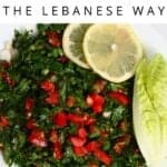Lebanese Tabouli Recipe