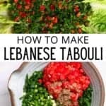 Lebanese Tabouli Recipe