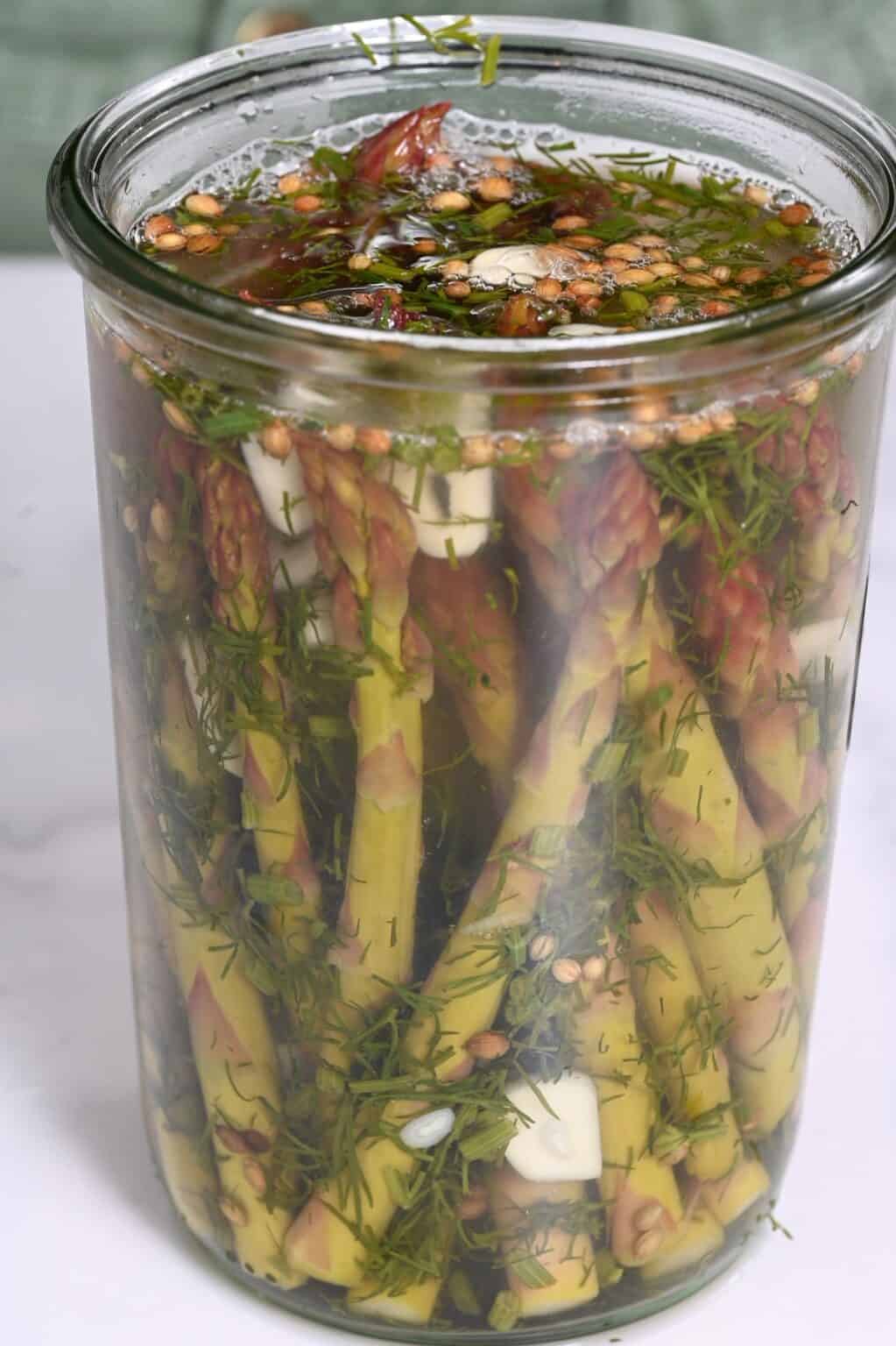 Quick Pickled Asparagus Alphafoodie