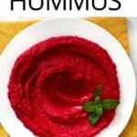 Easy Beet Hummus