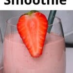 Keto Strawberry Smoothie