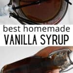 Vanilla Syrup for Coffee
