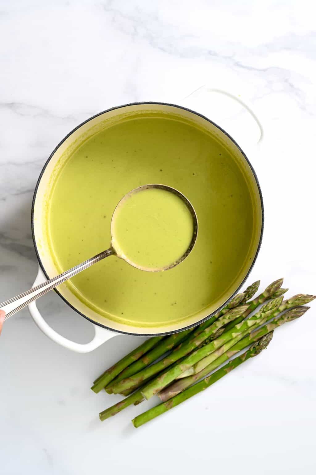 The Best Cream of Asparagus Soup - Alphafoodie
