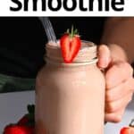 Breakfast Smoothie with Strawberries