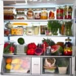 Fridge organization showing inside of fridge - 22