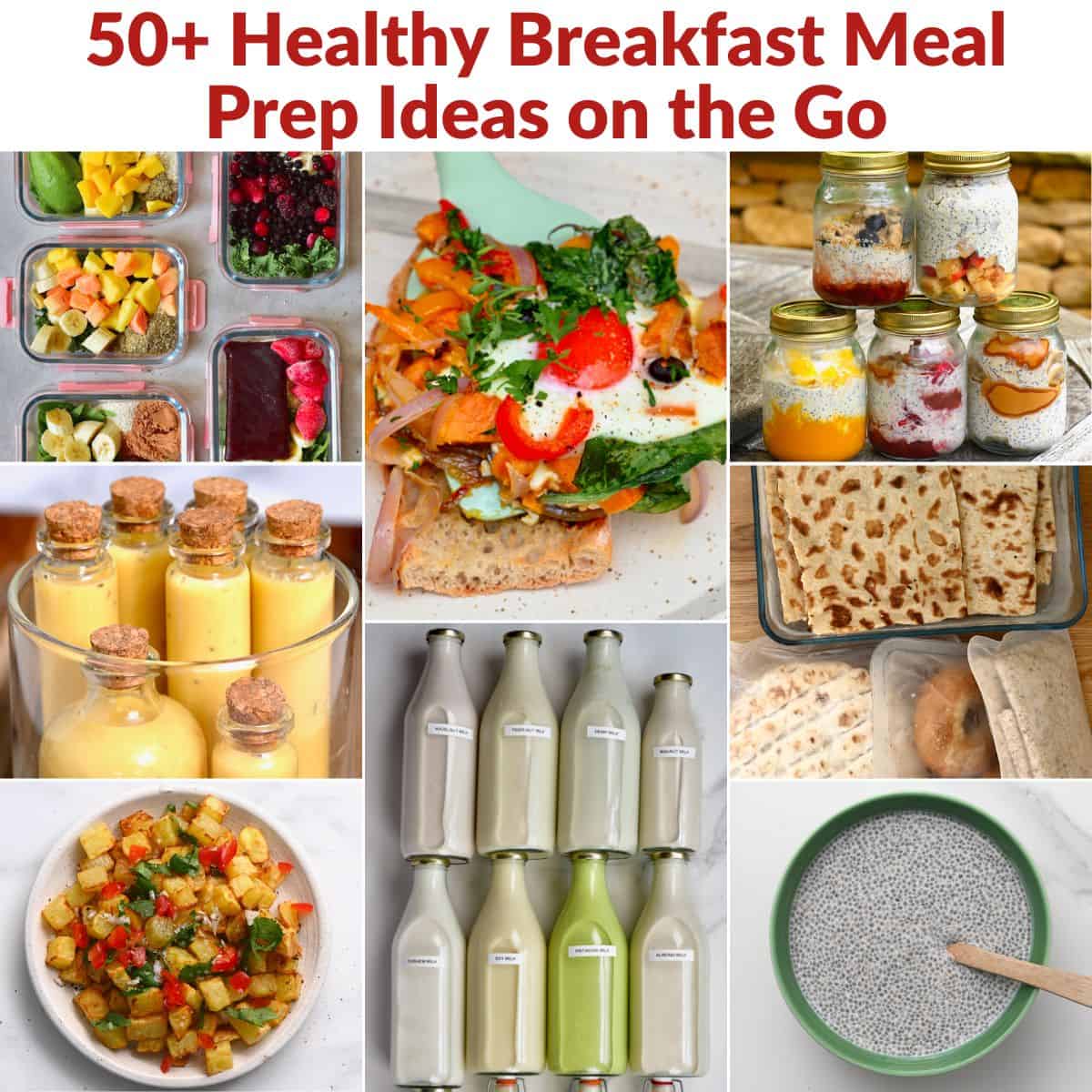 50+ Healthy Breakfast Meal Prep Ideas on the Go - Alphafoodie