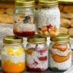 Five jars of overnight oats - 16