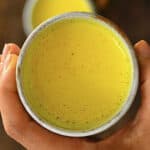 A cup with freshly made golden milk - 20