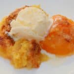 Peach dump cake and vanilla ice cream - 19