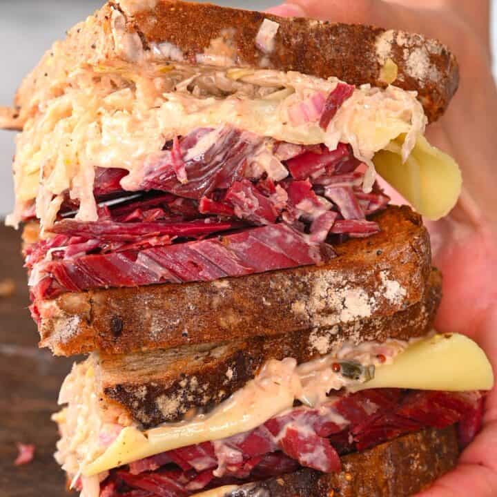 Juicy Homemade Reuben Sandwich Recipe Alphafoodie