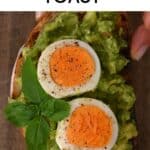 The Best Avocado Toast with Egg