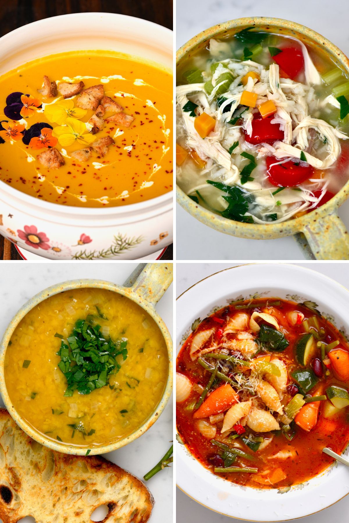 Quick Soups, Stews, and Curries as hot lunch ideas