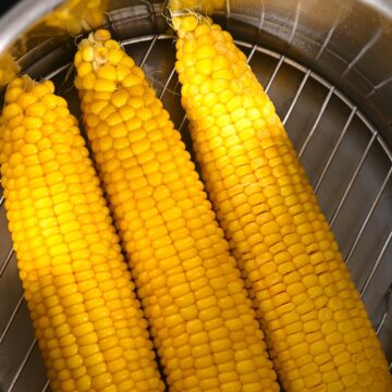 Corn on the cob in an instant pot