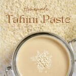 One Ingredient Tahini in Minutes