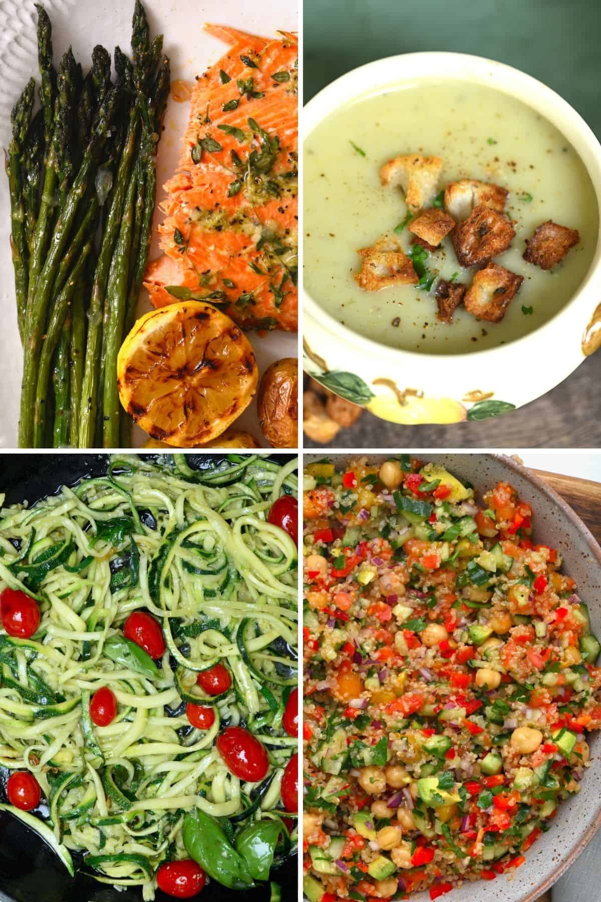 A compilation of 60+ healthy dinner ideas ready in 30 minutes or less