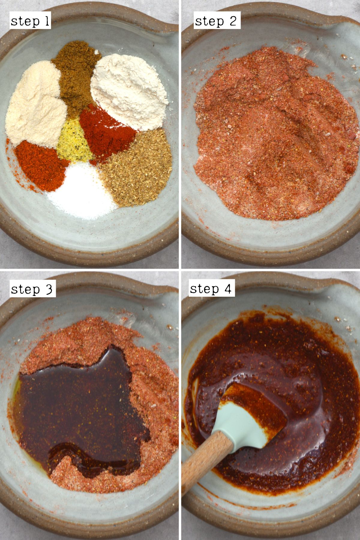 Steps for preparing marinade for chicken thighs