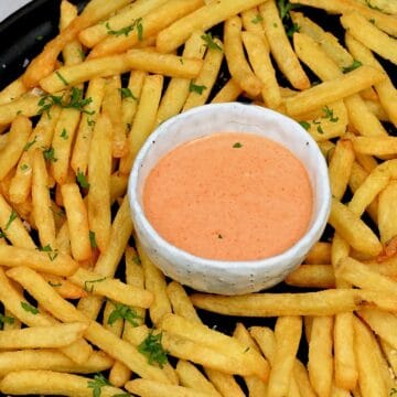 French fries with fry sauce