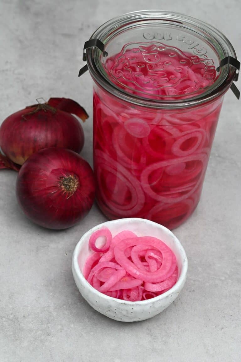 Quick Pickled Red Onions Alphafoodie