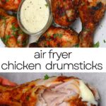 Super Crispy Air Fryer Chicken Drumsticks