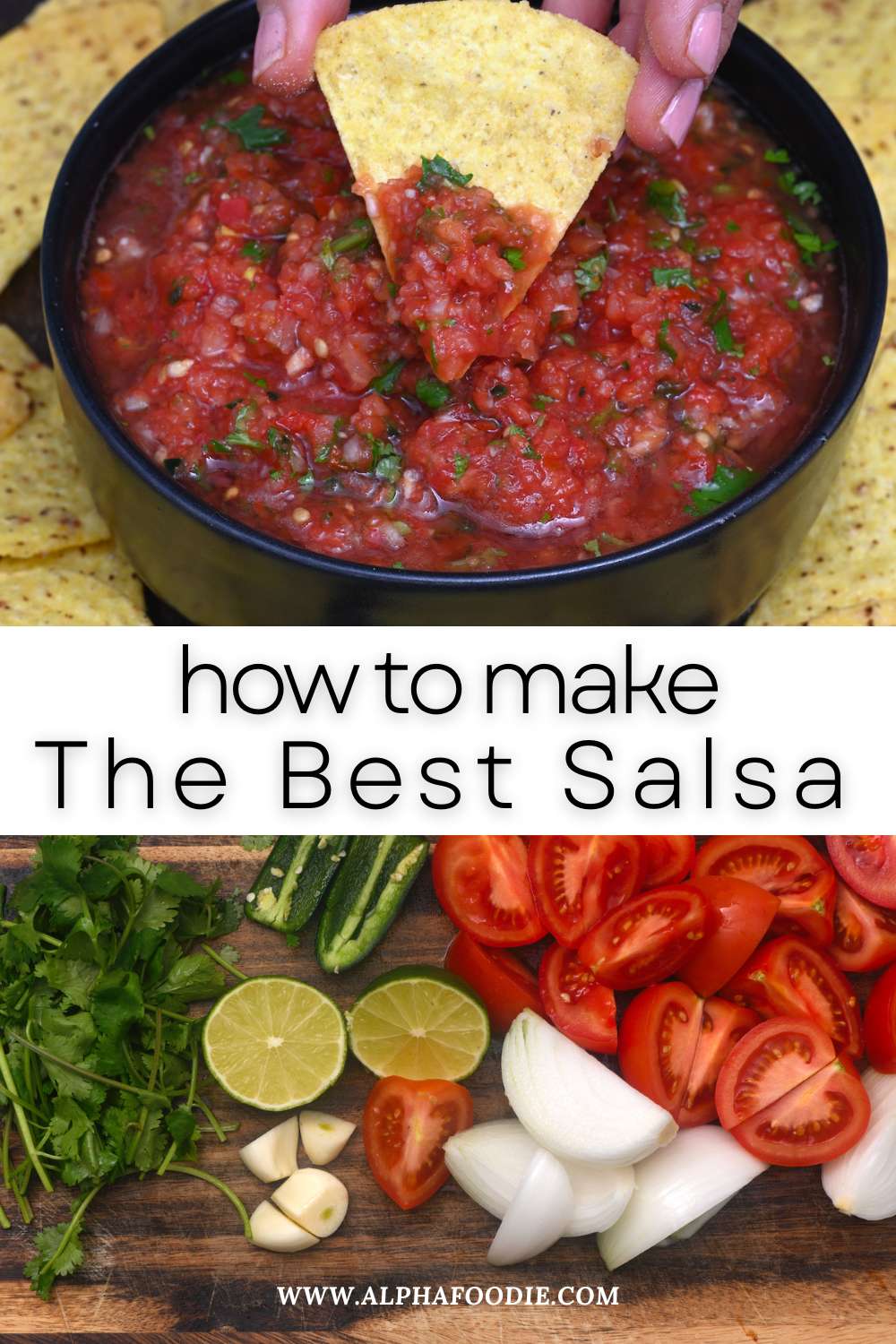 Quick & Easy Homemade Salsa - Alphafoodie