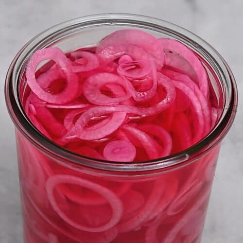 Quick Pickled Red Onions Alphafoodie