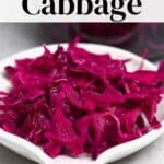 Quick Pickled Cabbage