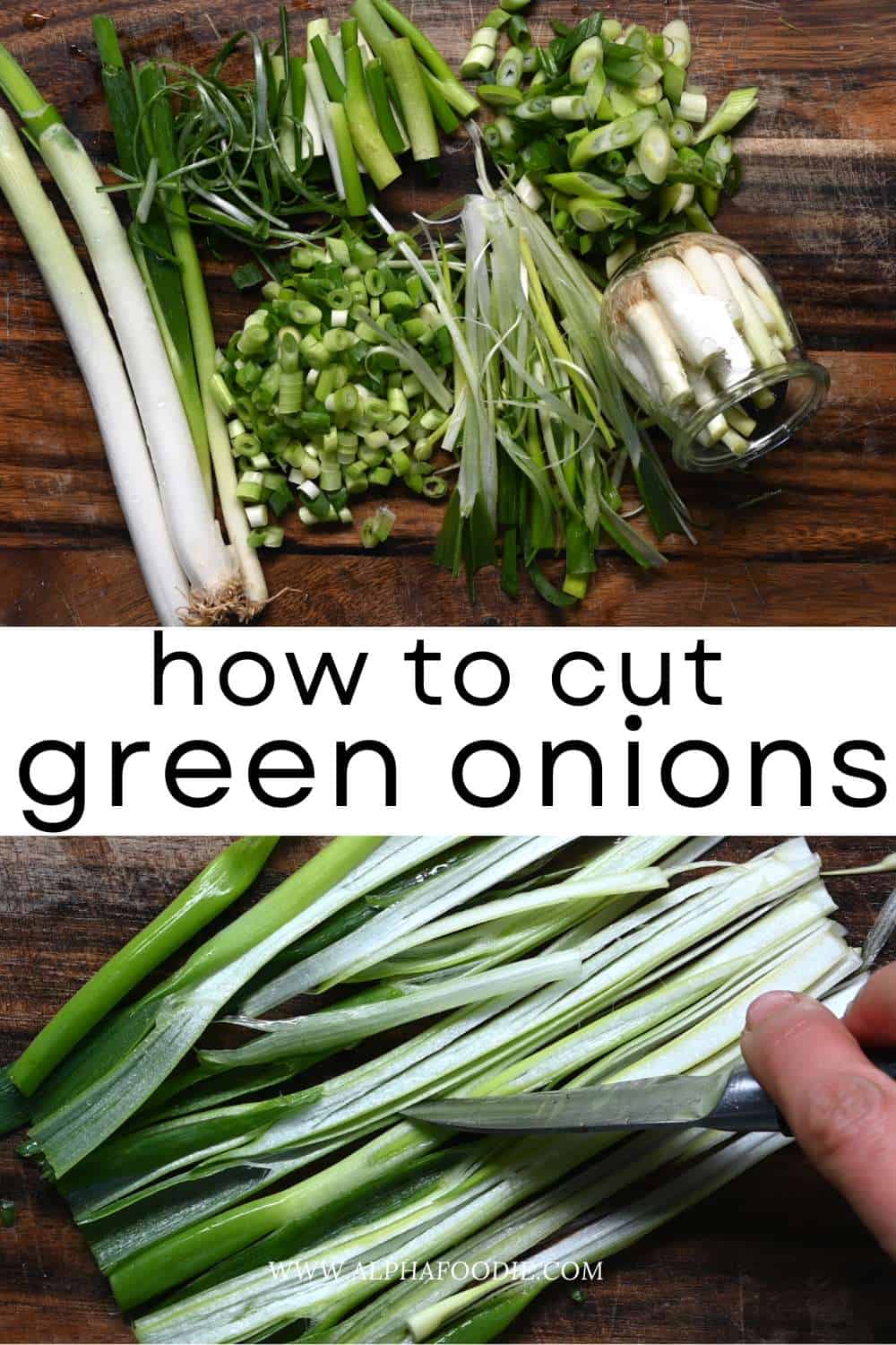 How to Cut Green Onions (5 Easy Ways) Alphafoodie
