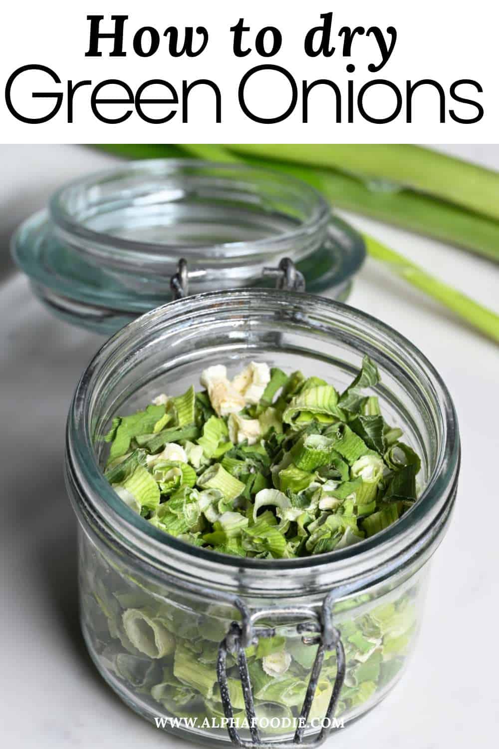How to Dry Green Onions Alphafoodie