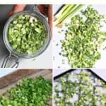 How to Dry Green Onions