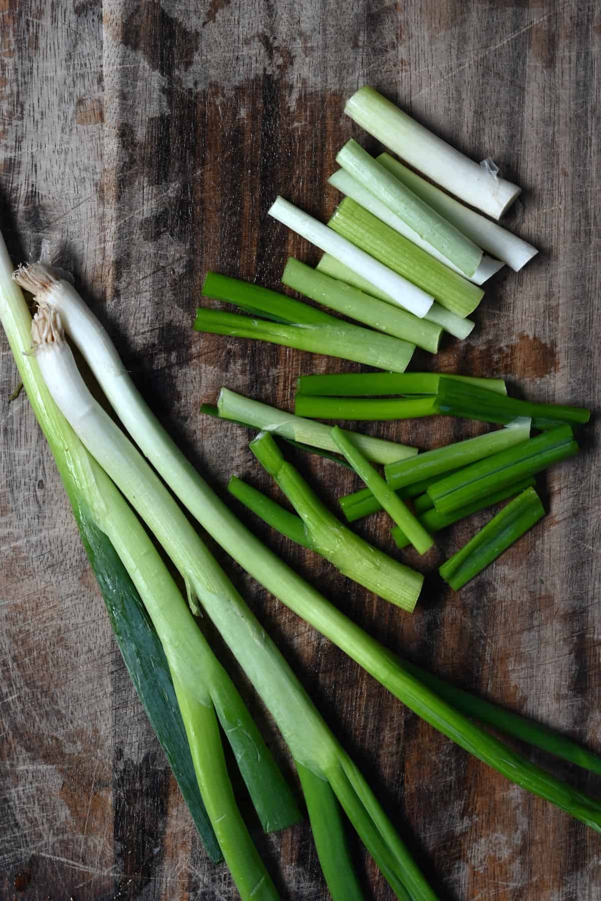 Green onions cut into small pieces