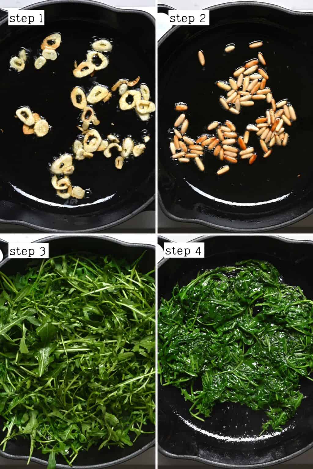 Sauteed Arugula Recipe Alphafoodie