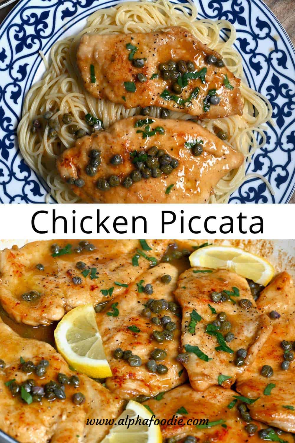 Easy Chicken Piccata Recipe - Alphafoodie