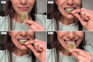 Four steps for eating artichoke
