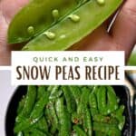 Quick and Easy Snow Peas Recipe