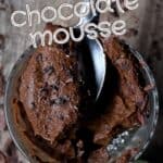 The Best Avocado Chocolate Mousse