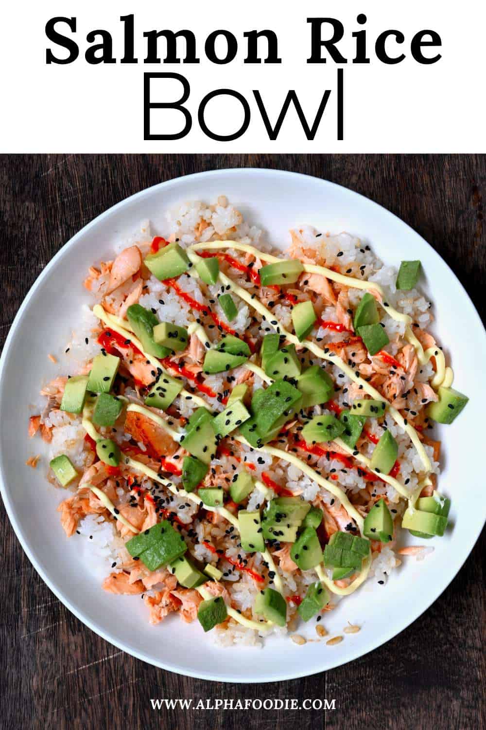 Viral TikTok Salmon Rice Bowl [5 Minute Meal] Alphafoodie