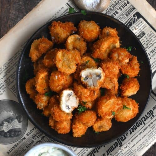 The Perfect Fried Mushrooms Recipe Alphafoodie