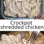Crockpot Shredded Chicken (Super Easy!)