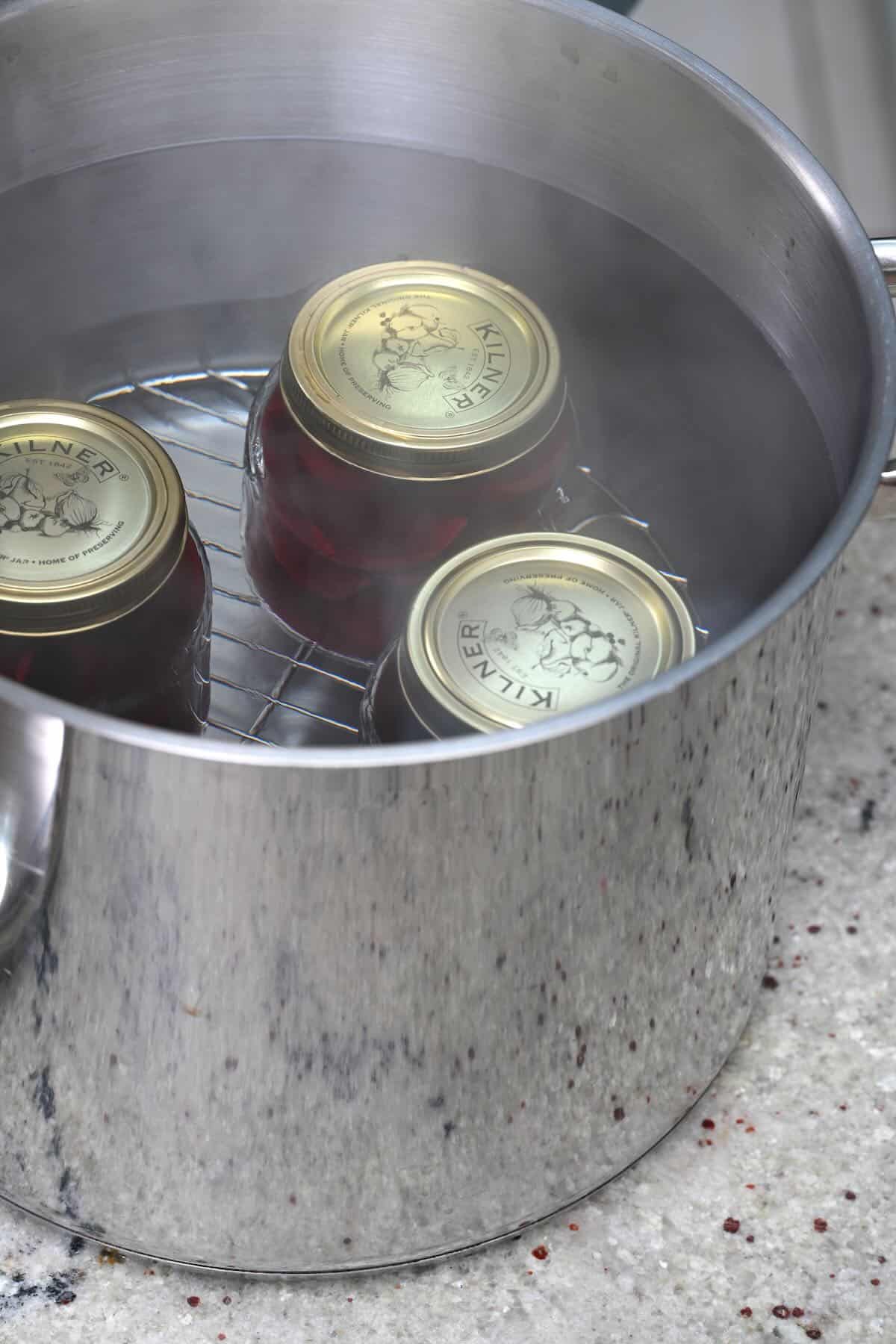 Canning pickled beets