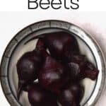 How to Roast Beets in the Oven (Whole Roasted Beets)