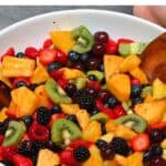 Delicious Fruit Salad with the Best Dressing