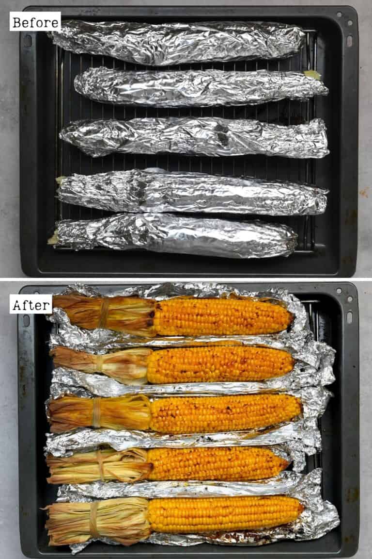 OvenRoasted Corn in Foil with Garlic Butter Alphafoodie