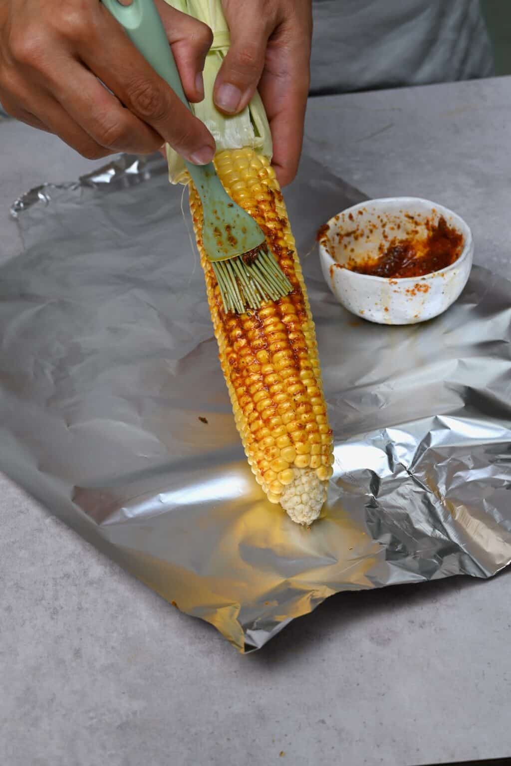 OvenRoasted Corn in Foil with Garlic Butter Alphafoodie