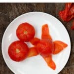 Quick and Easy Method for Peeling Tomatoes