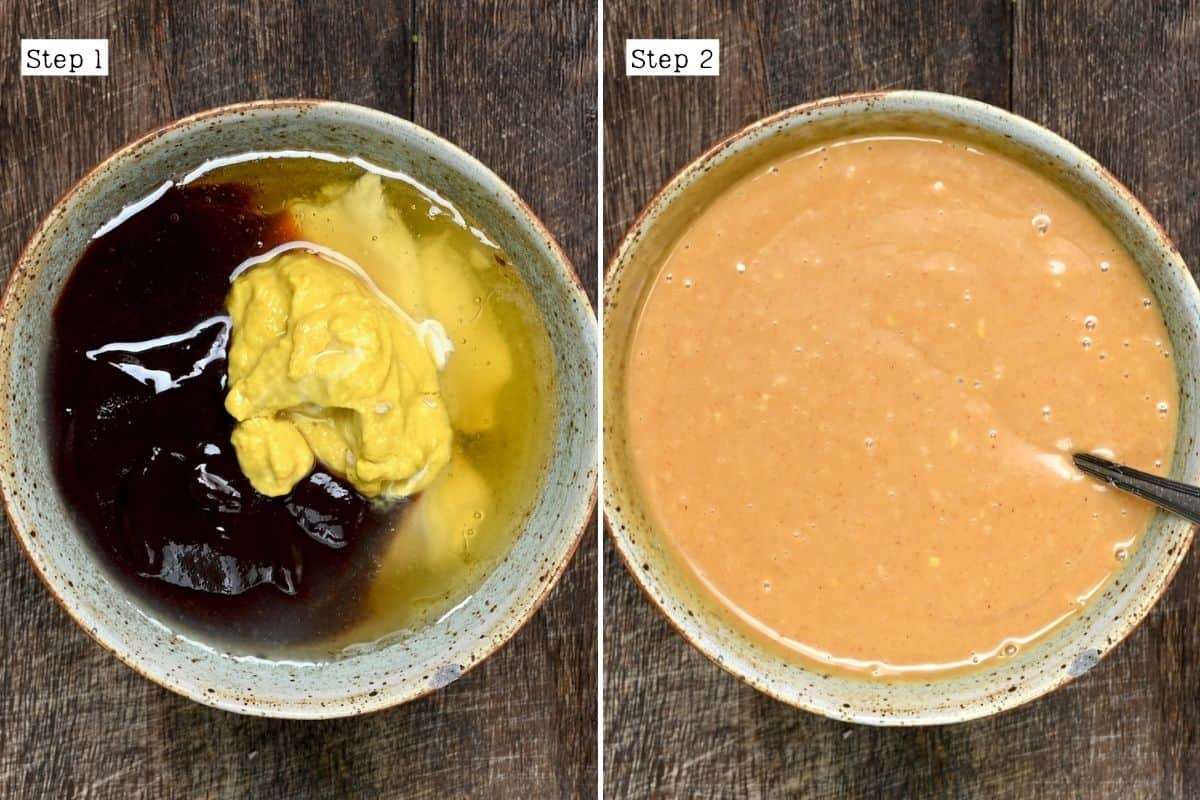 Steps for making chick fil a sauce