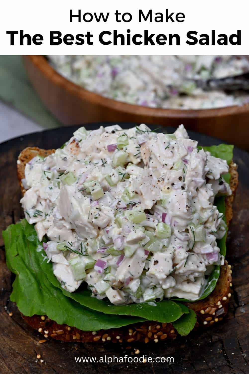 The Best Chicken Salad Recipe - Quick and Easy - Alphafoodie